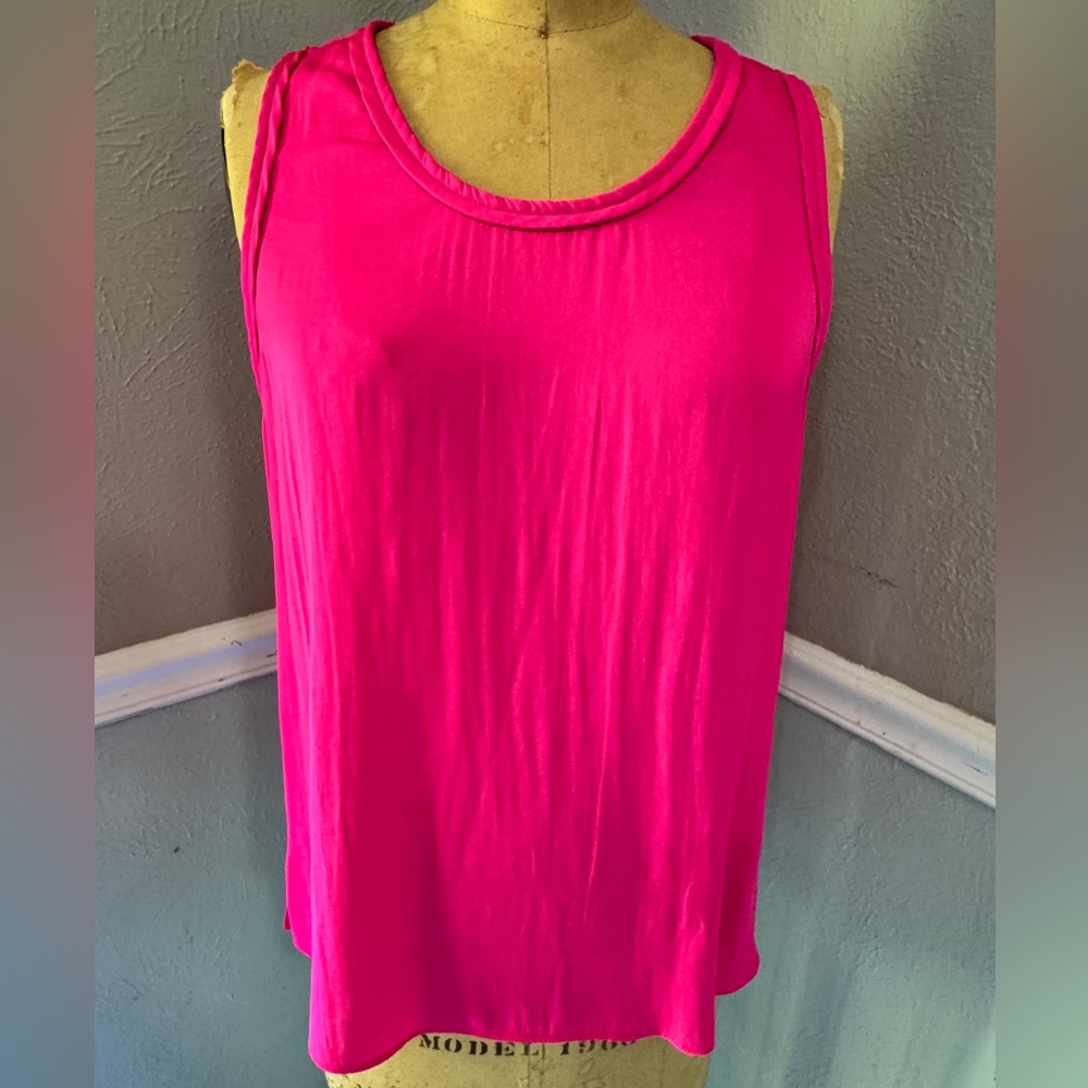 Naked Zebra Fuchsia Tank Top